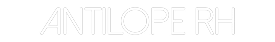 Néon personnalisé: Antilope RH