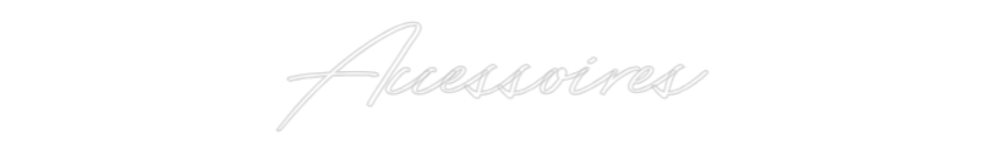 Néon personnalisé: Accessoires