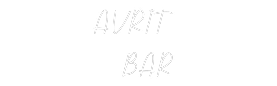Néon personnalisé: AVRIT 
BAR 🍺