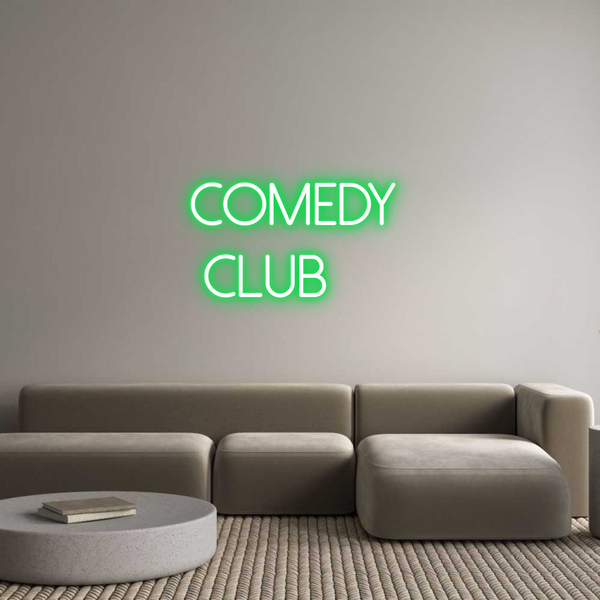 Néon personnalisé: Comedy 
 club