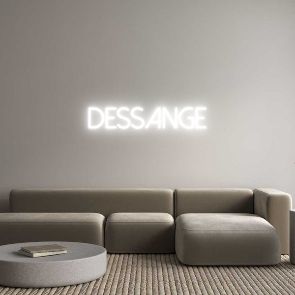 Néon personnalisé: DESSANGE