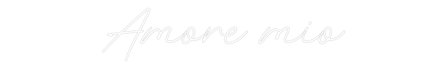 Néon personnalisé: Amore mio