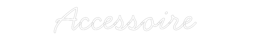 Néon personnalisé: Accessoire