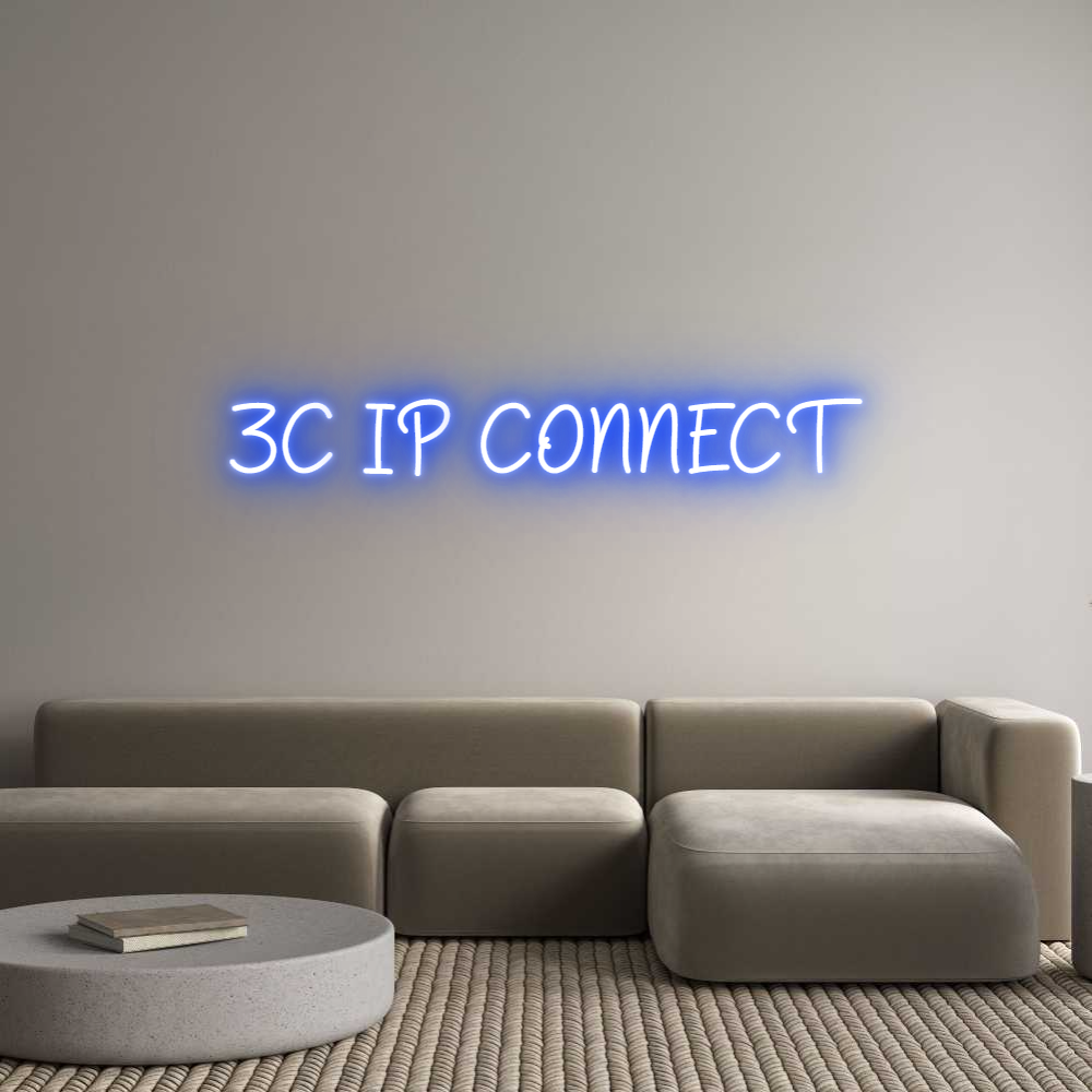Néon personnalisé: 3C IP CONNECT