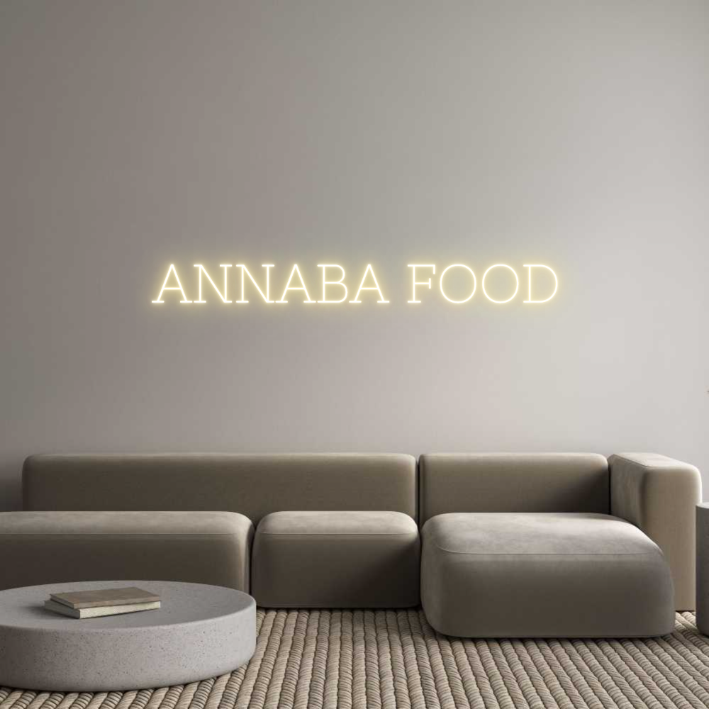 Néon personnalisé: ANNABA FOOD