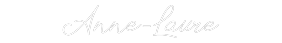 Néon personnalisé: Anne-Laure
