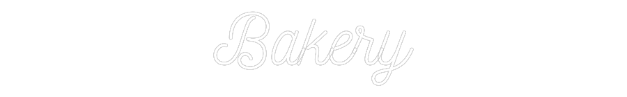 Néon personnalisé: Bakery