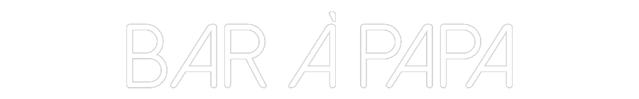 Néon personnalisé: Bar à papa