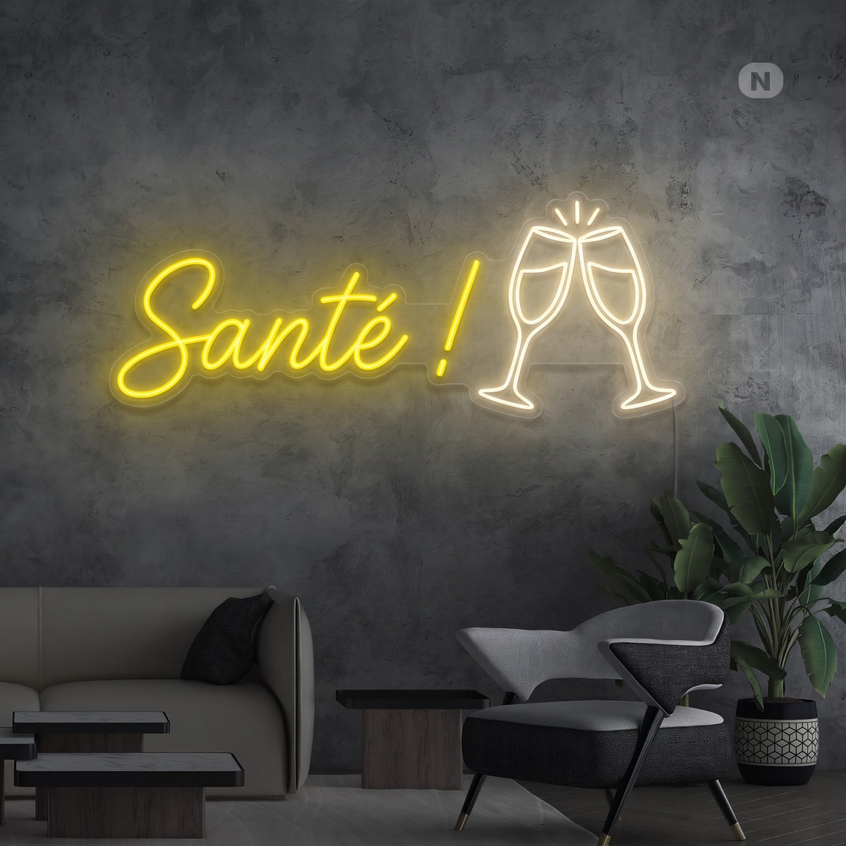 Toilet neon sign