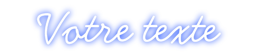 Néon personnalisé: Votre texte