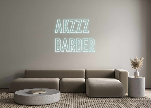 Néon personnalisé: AKZZZ
BARBER