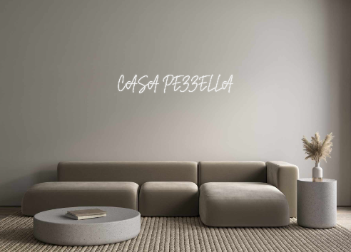 Néon personnalisé: CASA PEZZELLA