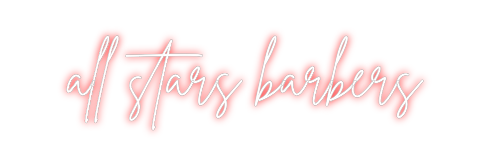 Néon personnalisé: all stars bar...