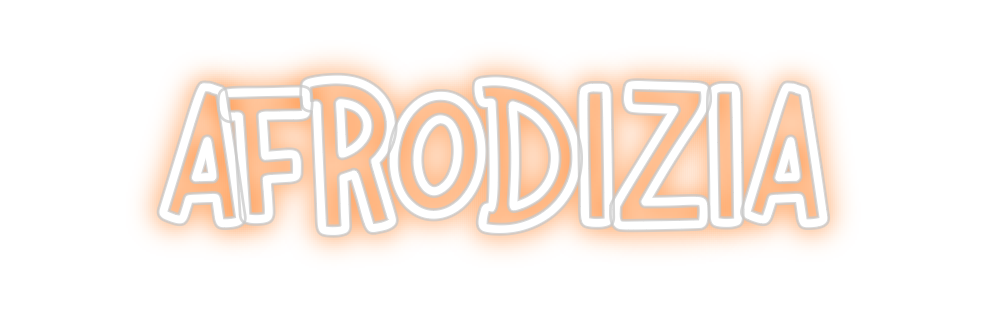 Néon personnalisé: Afrodizia