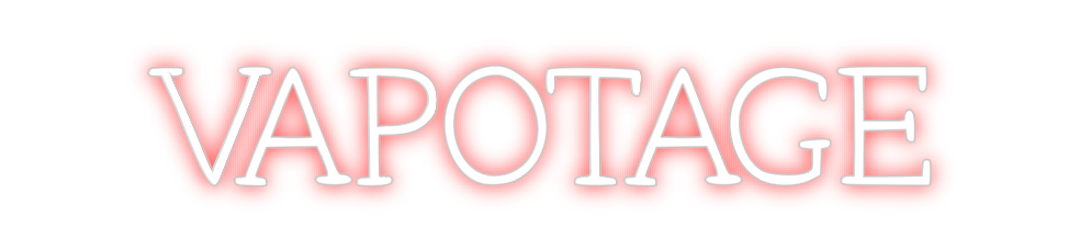 Néon personnalisé: VAPOTAGE
