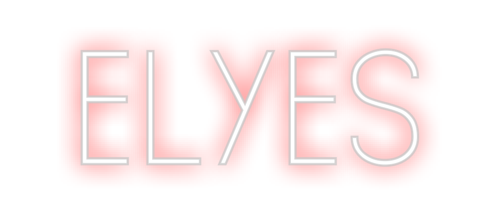 Néon personnalisé: ELYES