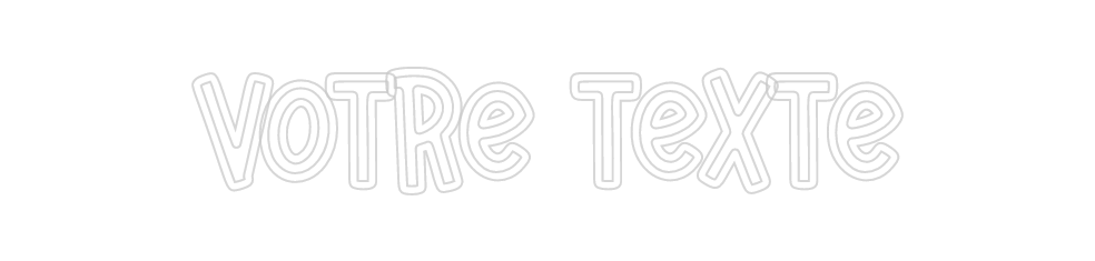 Néon personnalisé: Votre texte
