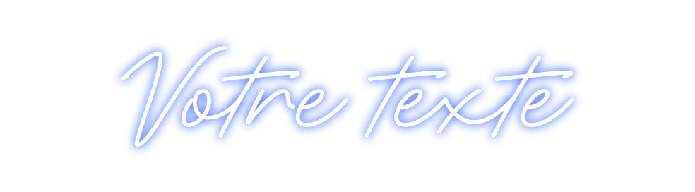 Néon personnalisé: Votre texte