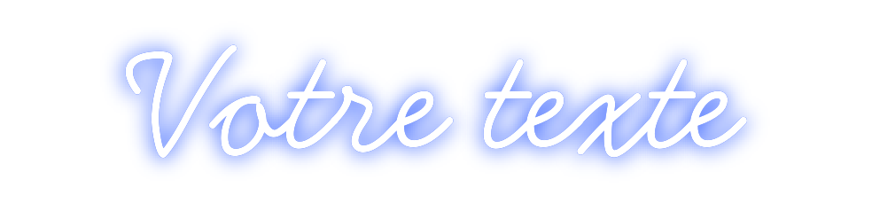 Néon personnalisé: Votre texte