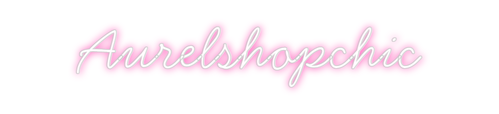 Néon personnalisé: Aurelshopchic