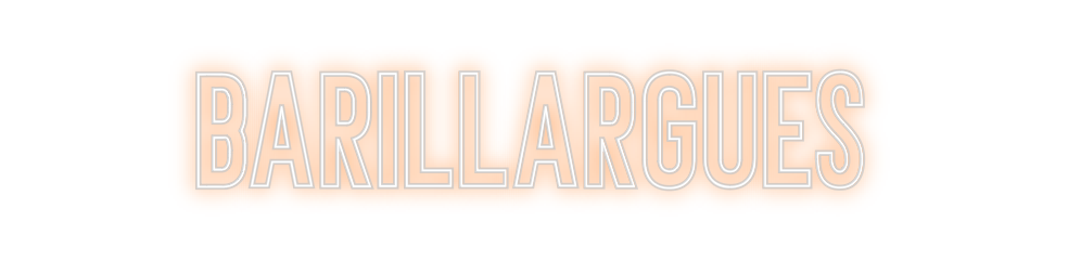 Néon personnalisé: Barillargues