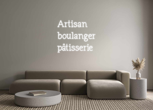 Néon personnalisé: Artisan
boula...