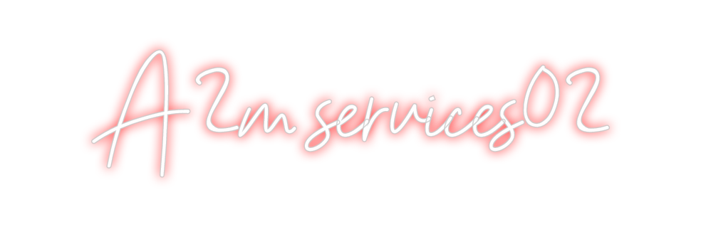 Néon personnalisé: A2m services02