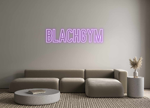 Néon personnalisé: BlachGym