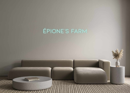 Néon personnalisé: ÉPIONE'S FARM