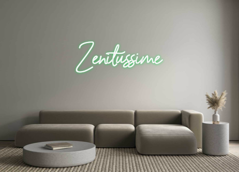 Néon personnalisé: Zenitussime