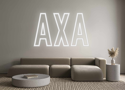 Néon personnalisé: AXA