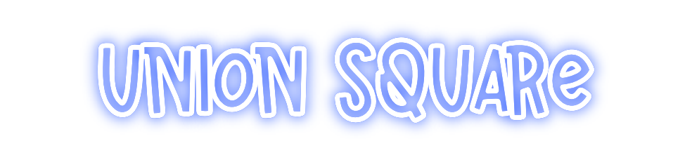 Néon personnalisé: Union square