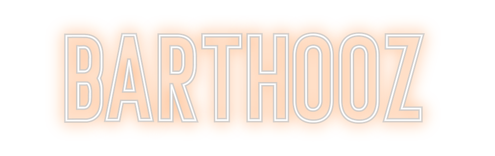 Néon personnalisé: Barthooz