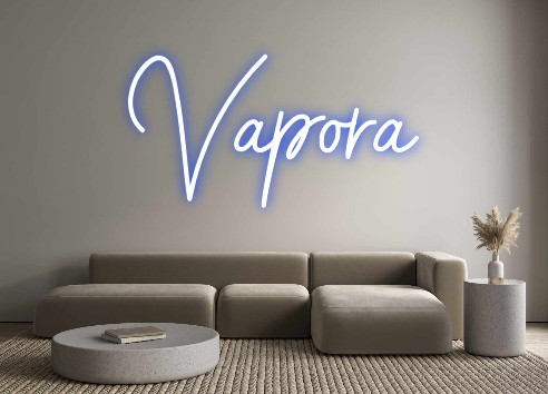 Néon personnalisé: Vapora