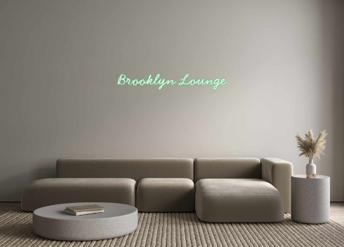 Néon personnalisé: Brooklyn Lounge