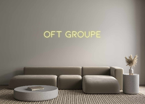 Néon personnalisé:  OFT GROUPE