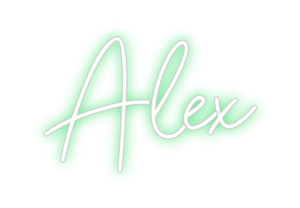 Néon personnalisé: Alex