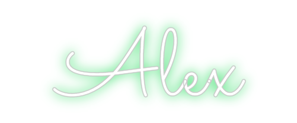 Néon personnalisé: Alex
