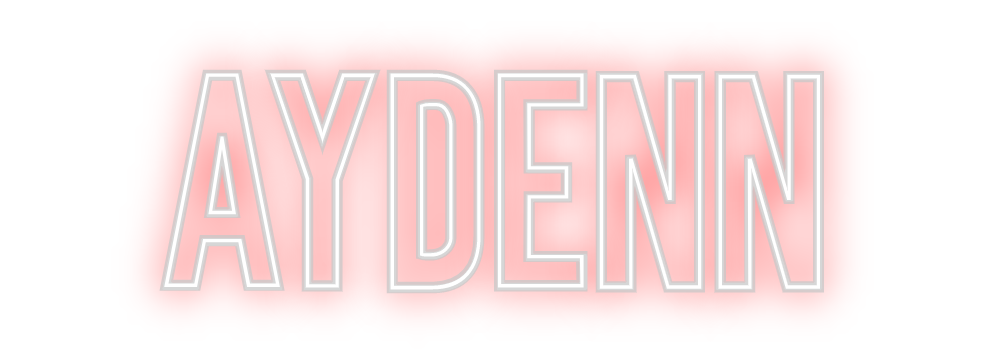 Néon personnalisé: Aydenn