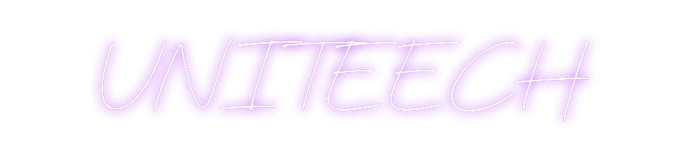 Néon personnalisé: UNITEECH