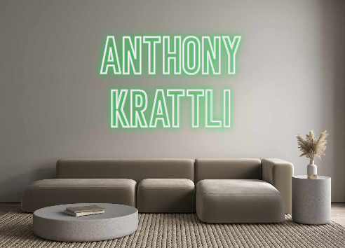 Néon personnalisé: Anthony
KRATTLI