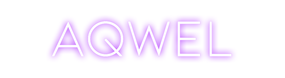 Néon personnalisé: Aqwel