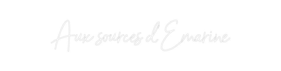Néon personnalisé: Aux sources d...