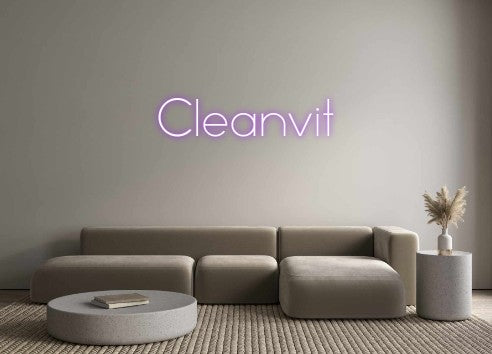 Néon personnalisé: Cleanvit