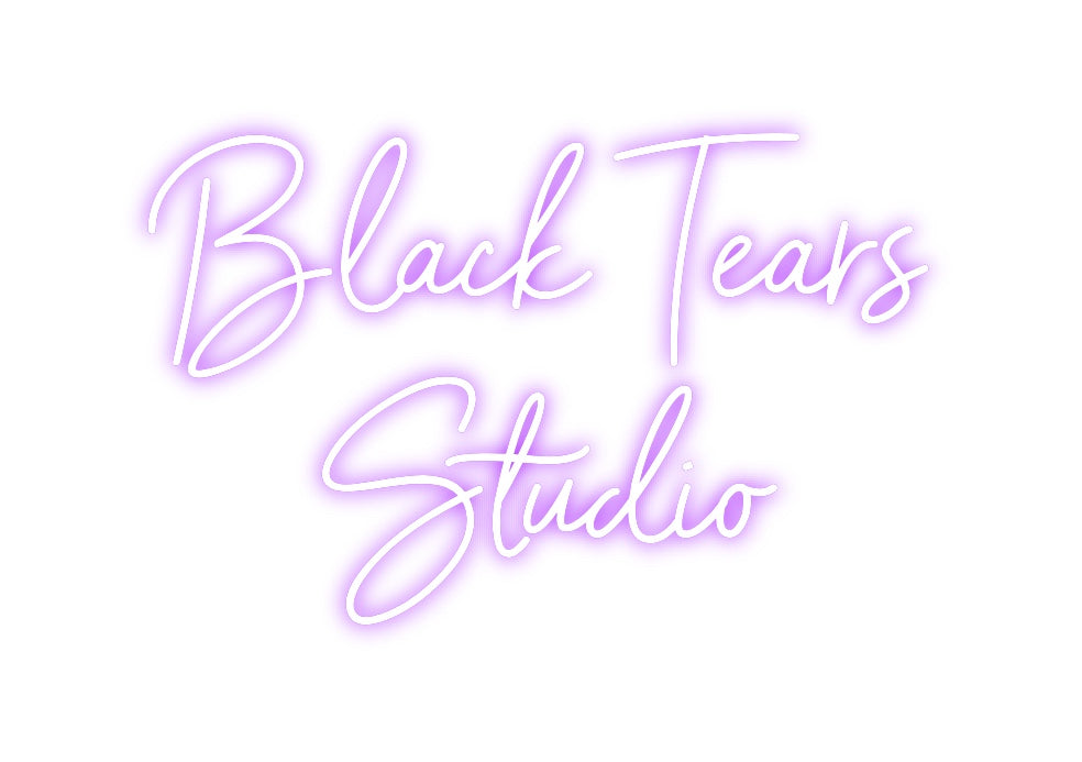 Néon personnalisé: Black Tears
...