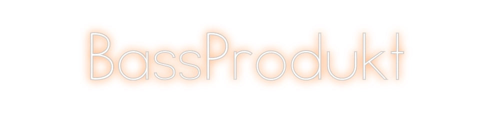 Néon personnalisé: BassProdukt