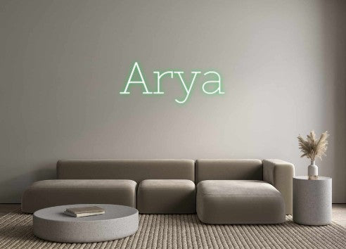 Néon personnalisé: Arya