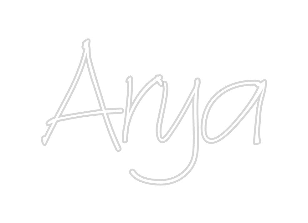 Néon personnalisé: Arya