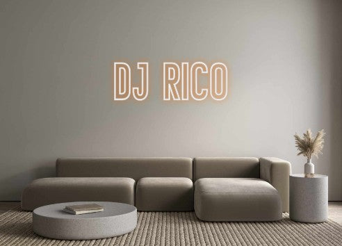 Néon personnalisé: Dj Rico