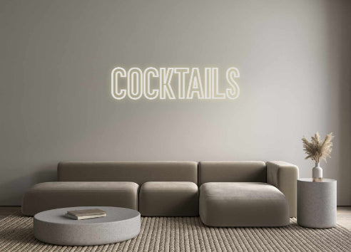 Néon personnalisé: COCKTAILS